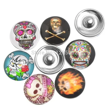 60Pcs Mixed Skull Glass Cabochon 18mm Snap Fit Bracelets Jewelry Making watch Wholesale 18mm
60Pcs Mixed Skull Glass Cabochon 18mm Snap Fit Bracelets Jewelry Making watch Wholesale 18mm