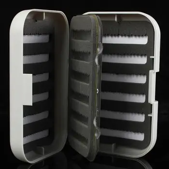 High Quality Two Sided Plastic Small Tackle Box For Fishing 125*88*34mm Swing Leaf Fly Fishing Box Trout Flies Foam Insert Boxes
High Quality Two Sided Plastic Small Tackle Box For Fishing 125*88*34mm Swing Leaf Fly Fishing Box Trout Flies Foam Insert Boxes