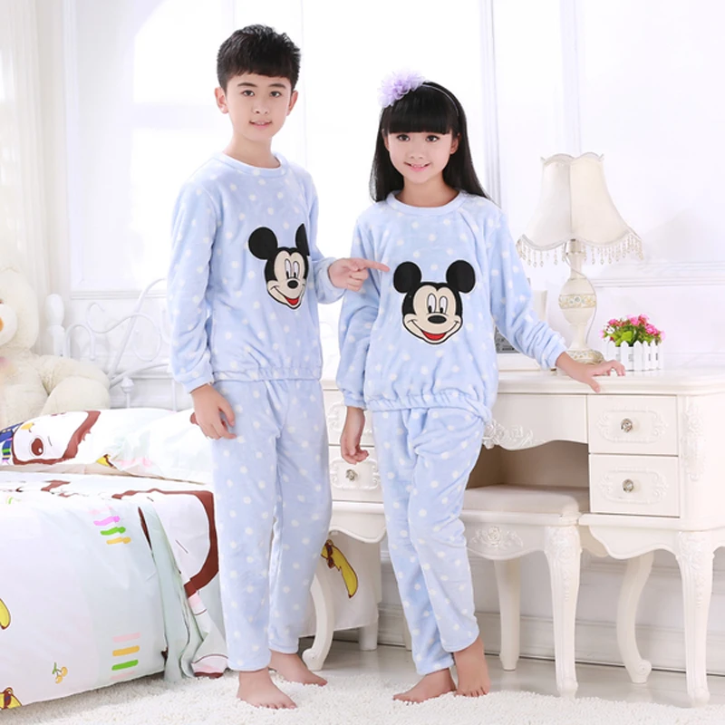 New Girls Pajamas Warm Thicken Autumn Winter Flannel Pijamas Mujer Children coral fleece cartoon Pajamas for Kids pijamas WL7896
New Girls Pajamas Warm Thicken Autumn Winter Flannel Pijamas Mujer Children coral fleece cartoon Pajamas for Kids pijamas WL7896