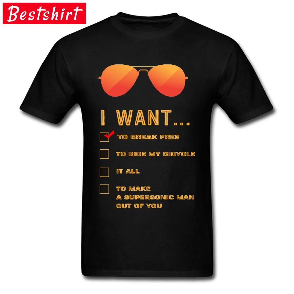 Sunset Bicycle Biker T-Shirts I want to Break free Cotton Tops T Shirt for Men Custom Top T-shirts Printed On Design Tee-Shirts
Sunset Bicycle Biker T-Shirts I want to Break free Cotton Tops T Shirt for Men Custom Top T-shirts Printed On Design Tee-Shirts