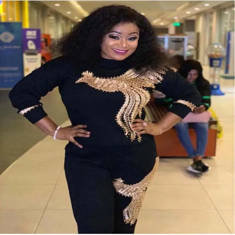 2019 Spring Autumn Casual Two Piece Set Beading Phoenix Sequined Long Sleeve Sweatshirt&Long Pants Suits Tracksuit Sportswear
2019 Spring Autumn Casual Two Piece Set Beading Phoenix Sequined Long Sleeve Sweatshirt&Long Pants Suits Tracksuit Sportswear
