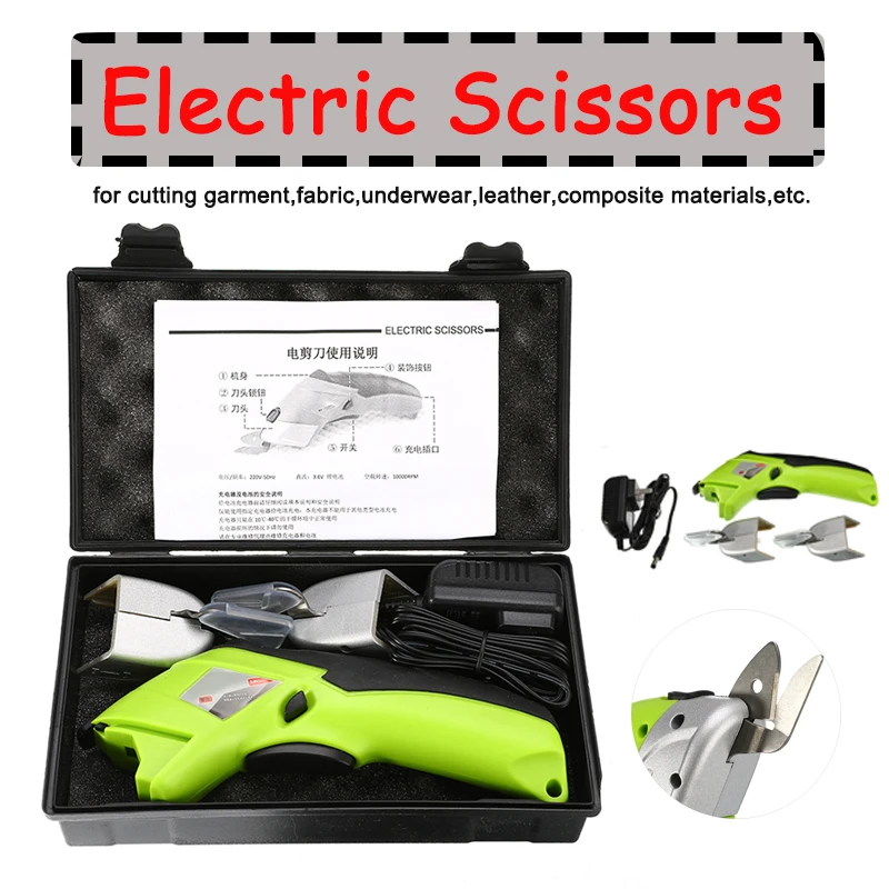 Multipurpose Electric Scissors 110V-220V Cordless Chargeable Fabric Sewing Scissors Handheld Hand Tools Electric 235x40x80mm
Multipurpose Electric Scissors 110V-220V Cordless Chargeable Fabric Sewing Scissors Handheld Hand Tools Electric 235x40x80mm