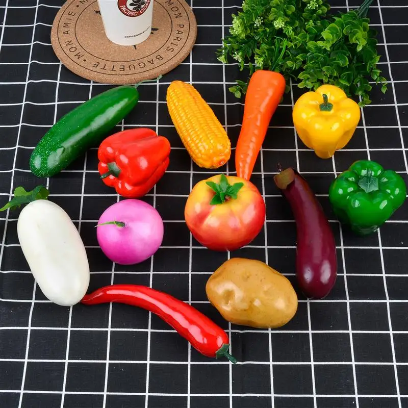 Фото 12 шт. искусственная пена Чили овощи Искусственные из ПЭ фрукты - купить