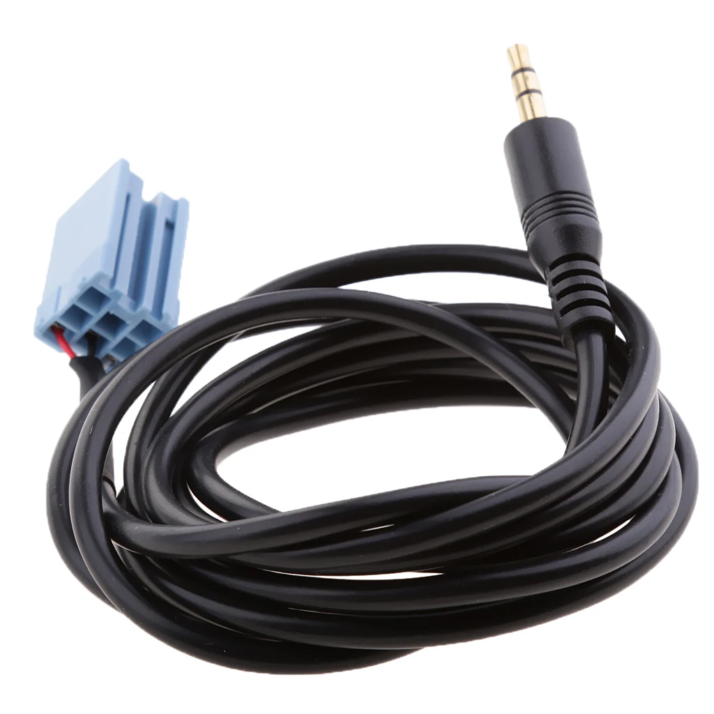 Car 3.5mm Male Audio Music AUX-In Cable Adapter For VW Becker Blaupunkt