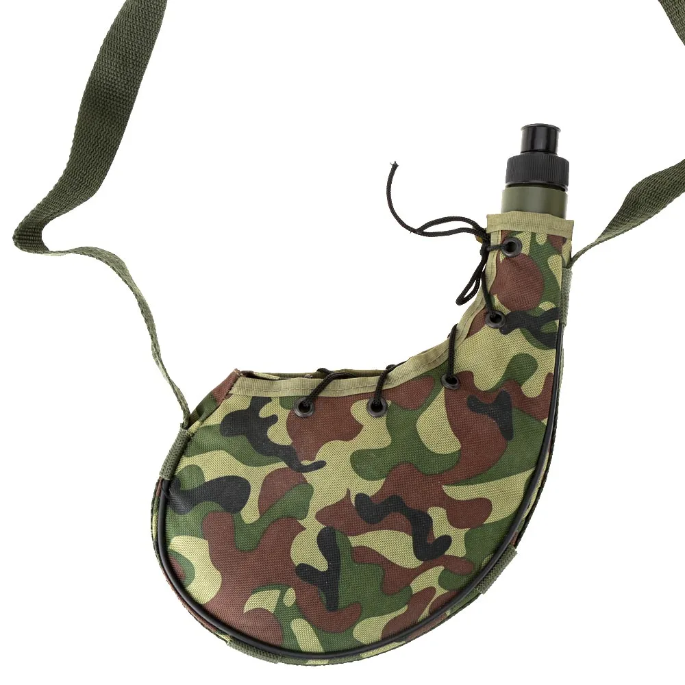 750ml Outdoor Sports Camping Camouflage Water Bottle Canteen Canteen Camouflage Camping Tramping Fishing Outdoor Tools
750ml Outdoor Sports Camping Camouflage Water Bottle Canteen Canteen Camouflage Camping Tramping Fishing Outdoor Tools