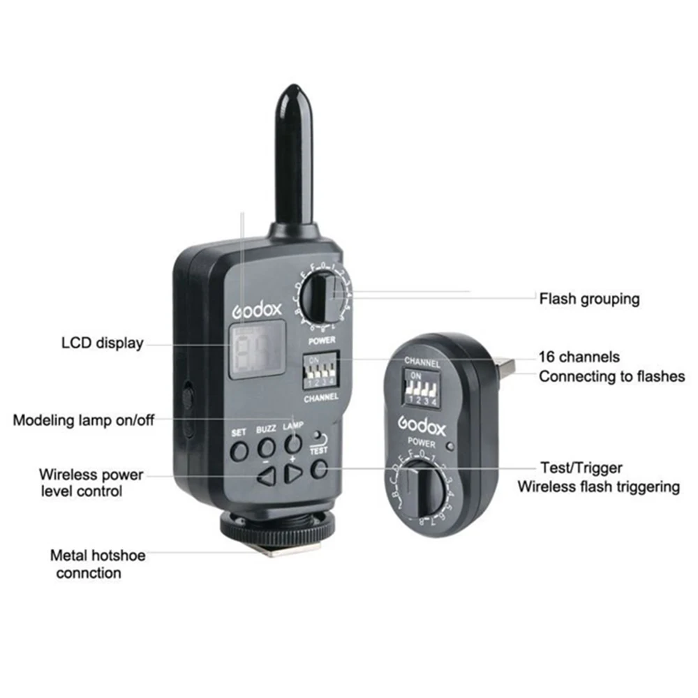 Godox FT-16 Wireless Control Power Flash Trigger (5)