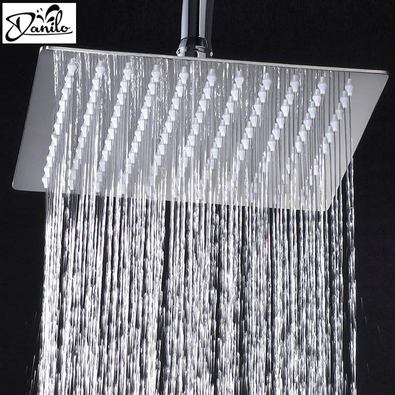 Stainless Steel 10" Shower Head Chrome Modern Square Ultra-thin Wall Mounted Ceiling Mounted Bathroom Shower Head
Stainless Steel 10" Shower Head Chrome Modern Square Ultra-thin Wall Mounted Ceiling Mounted Bathroom Shower Head