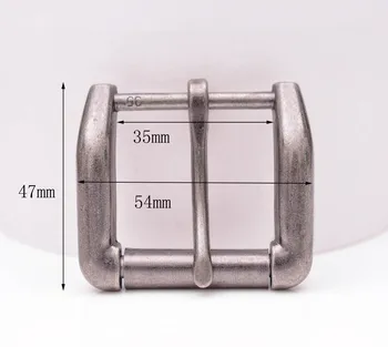 54*47 MM (INNER 35 MM) Quality Antiqued Silver Single Prong Roller Belt Buckle Replacement Fits Leather Belt Strap
54*47 MM (INNER 35 MM) Quality Antiqued Silver Single Prong Roller Belt Buckle Replacement Fits Leather Belt Strap