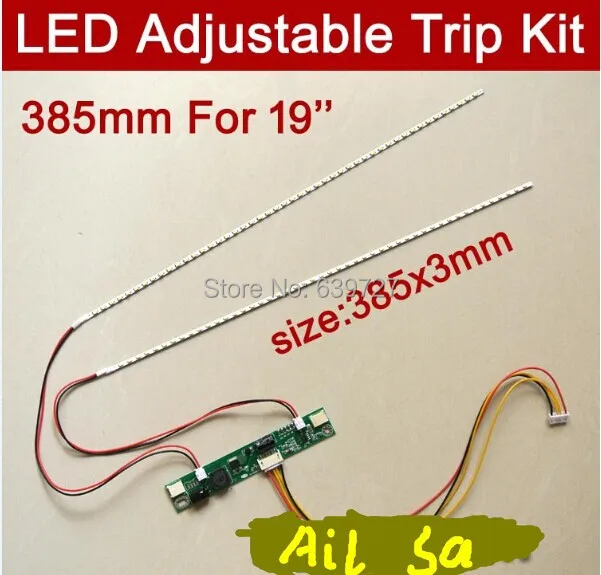 Free shipping 5PCS 385mm Adjustable brightness led backlight strip kit,Update 19inch monitor LCD ccfl panel to LED backlight
Free shipping 5PCS 385mm Adjustable brightness led backlight strip kit,Update 19inch monitor LCD ccfl panel to LED backlight