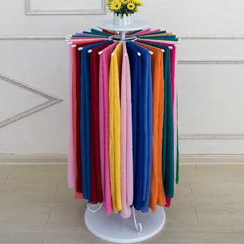 Wrought Iron Spinning Fabrics Of Silk Scarf Wearing Clothing Store White Clothing Display Shelves Floor Type ZA4837
Wrought Iron Spinning Fabrics Of Silk Scarf Wearing Clothing Store White Clothing Display Shelves Floor Type ZA4837