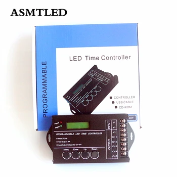 Original DC12V - 24V 20A TC420 Programable Time LED Controller 5 Channels CCT DIM RGB RGBW LED Strip Dimmer + USB Port + CD Disk