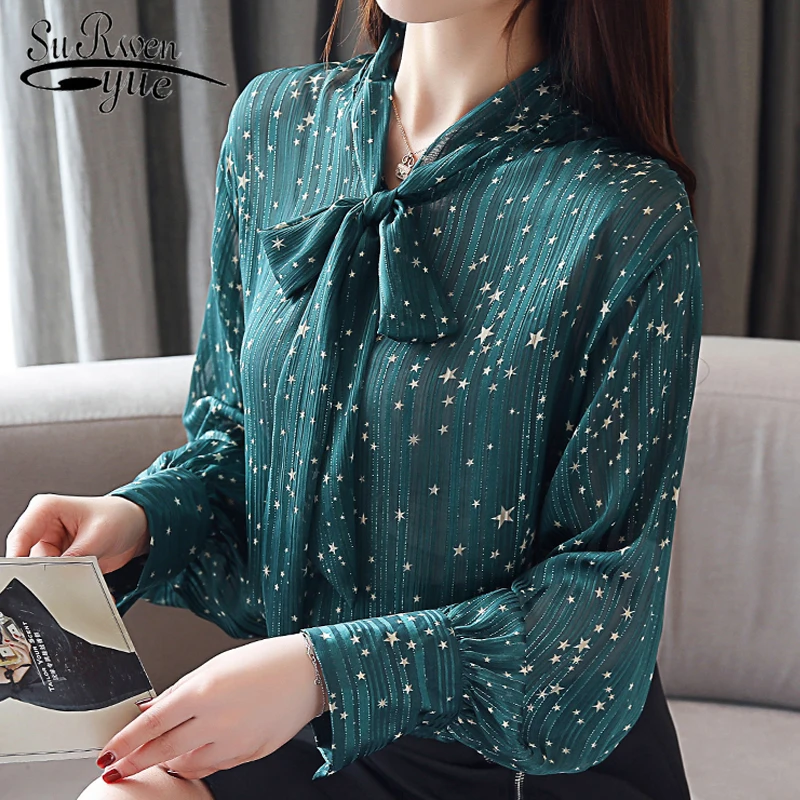 New Spring 2019 stars print chiffon blouse shirt long sleeve women shirts elegant blouse fashion womens tops and blouses 1815 50
New Spring 2019 stars print chiffon blouse shirt long sleeve women shirts elegant blouse fashion womens tops and blouses 1815 50