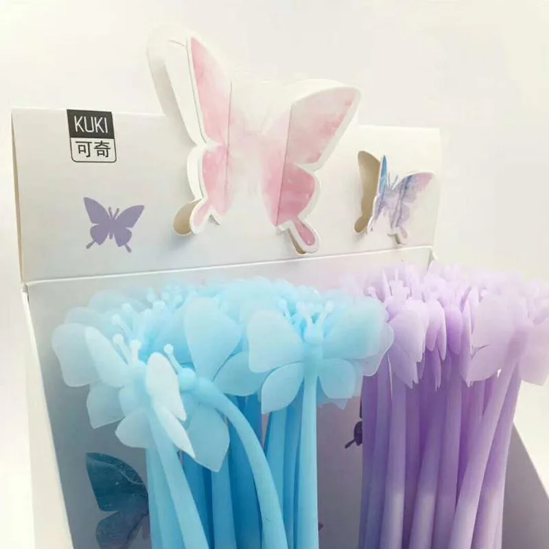 4 Pcs/set Kawaii Candy Color Insect Butterfly Silicone Gel Pens 0.5mm Black Ink Writing Pens Gift Stationery Supplies
4 Pcs/set Kawaii Candy Color Insect Butterfly Silicone Gel Pens 0.5mm Black Ink Writing Pens Gift Stationery Supplies