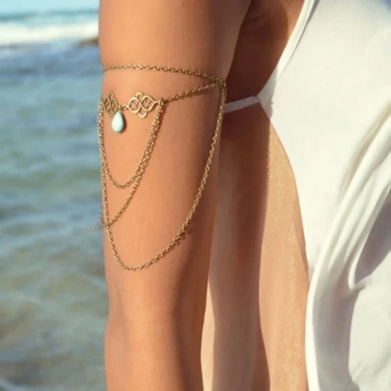 Womens Fashion Unique Tassel Chain Upper Arm Cuff Armlet Armband Bangle Bracelet Women Arm Chain Jewelry Gift 369027
Womens Fashion Unique Tassel Chain Upper Arm Cuff Armlet Armband Bangle Bracelet Women Arm Chain Jewelry Gift 369027