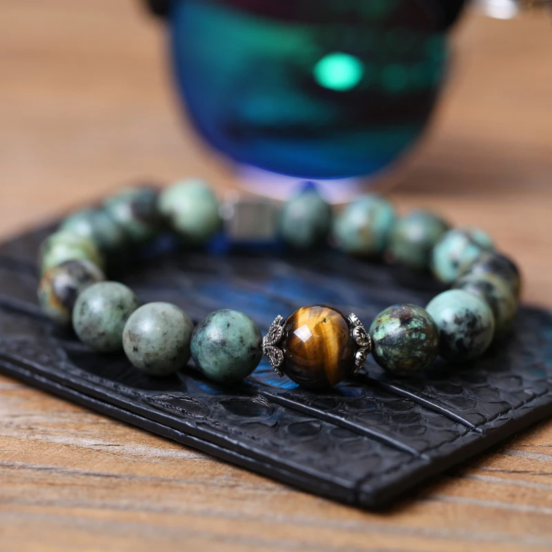 Mcllroy beaded beacelets men 12mm natural round stone beads bracelets & bangles thai silver jewelry Pulseras Hombre friend gift
Mcllroy beaded beacelets men 12mm natural round stone beads bracelets & bangles thai silver jewelry Pulseras Hombre friend gift