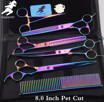 8.0inch Professional Premium Sharp Edge Dog PET GROOMING SCISSORS SHEARS Pet Scissors Set technicolor
8.0inch Professional Premium Sharp Edge Dog PET GROOMING SCISSORS SHEARS Pet Scissors Set technicolor