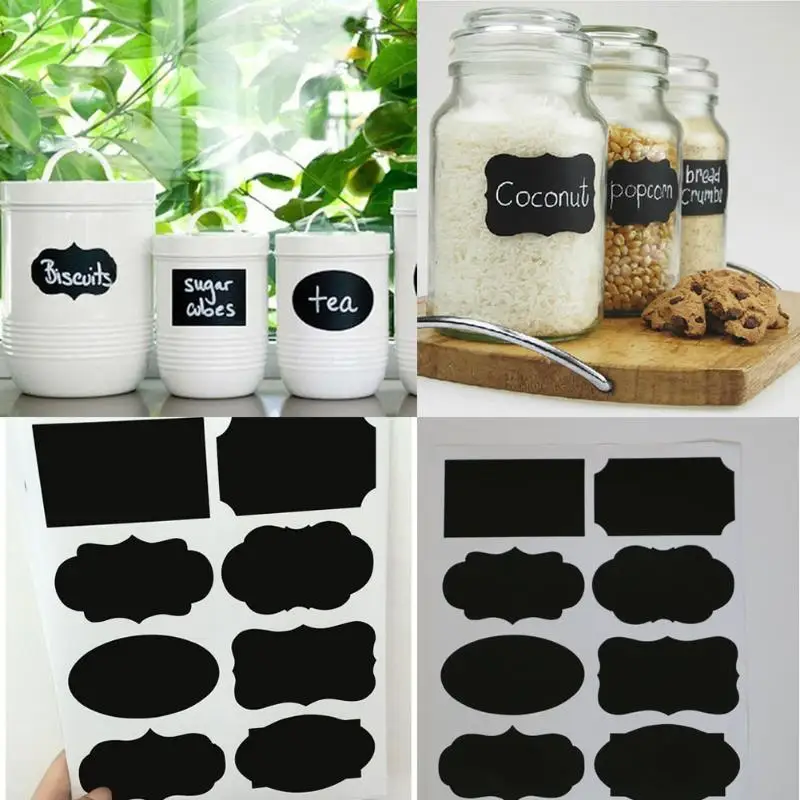 40pcs/set Blackboard Labels Kitchen Spice Jars Organizer Labels Rewritable Blackboard Pen Tool Jars Organizer Labels Chalkboard
40pcs/set Blackboard Labels Kitchen Spice Jars Organizer Labels Rewritable Blackboard Pen Tool Jars Organizer Labels Chalkboard
