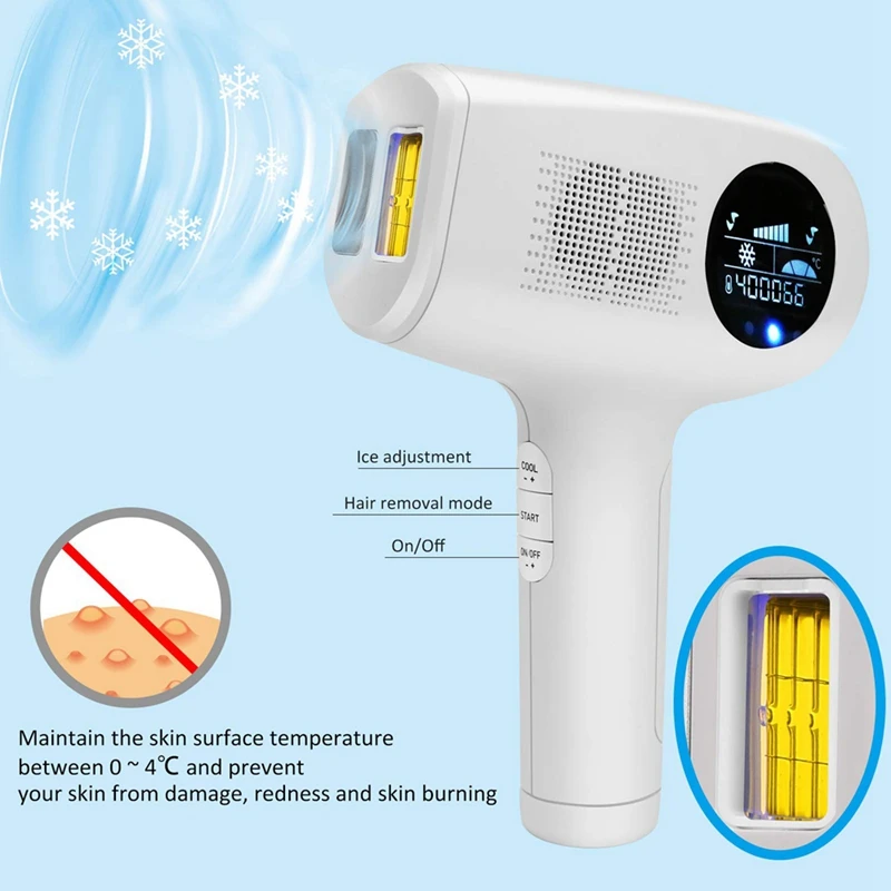 Facial&Body Permanent Hair Removal For Women And Men Ipl Hair Remover Cold Compress 400,000 Flashes Home Use Hair Removal Syst
Facial&Body Permanent Hair Removal For Women And Men Ipl Hair Remover Cold Compress 400,000 Flashes Home Use Hair Removal Syst