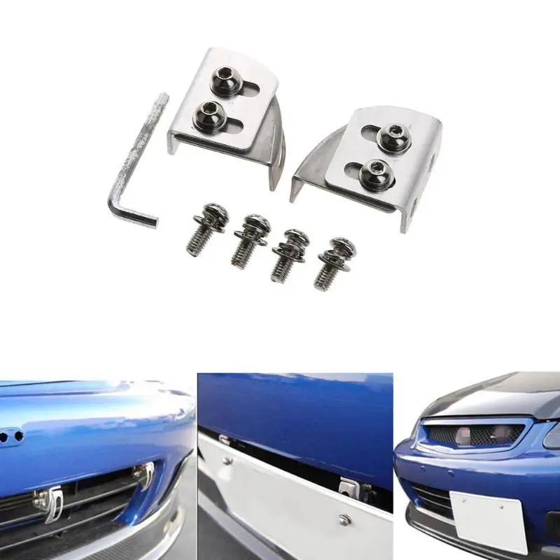 2pcs Adjustable Car Bumper License Plate Relocator Bracket Holder Mount for Car License Plate Holder Universal
2pcs Adjustable Car Bumper License Plate Relocator Bracket Holder Mount for Car License Plate Holder Universal