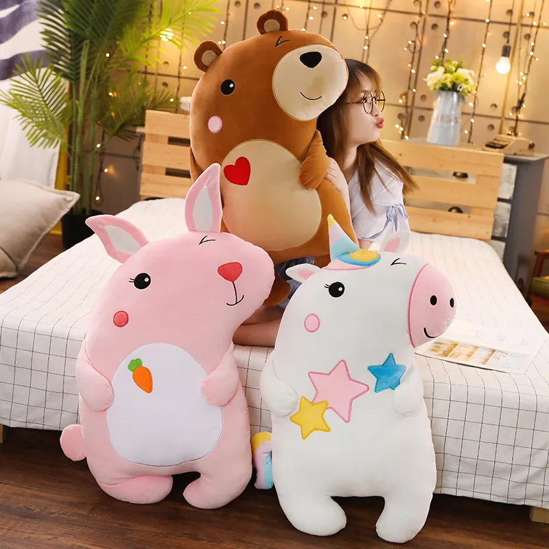 Cartoon Animals Plush Unicorn Bear Rabbit Bunny Pillow Cute Doll Sofa Office Toys Sleeping Pillow Anime Around Brown Bear Rabbit
Cartoon Animals Plush Unicorn Bear Rabbit Bunny Pillow Cute Doll Sofa Office Toys Sleeping Pillow Anime Around Brown Bear Rabbit