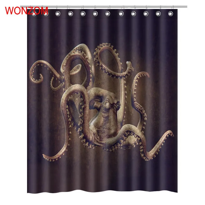 WONZOM 3D Animal Shower Curtains Bathroom With 12 Hooks Waterproof Accessories For Decor Modern Polyester Fabric Bath Curtain
WONZOM 3D Animal Shower Curtains Bathroom With 12 Hooks Waterproof Accessories For Decor Modern Polyester Fabric Bath Curtain