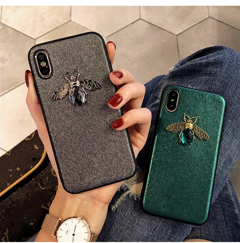 Luxury brand Diamond Bee Glitte soft case for iphone 6S 7 8 plus X XR XS Max hard cover for samsung galaxy S8 S9 S10 E Note9 A50
Luxury brand Diamond Bee Glitte soft case for iphone 6S 7 8 plus X XR XS Max hard cover for samsung galaxy S8 S9 S10 E Note9 A50