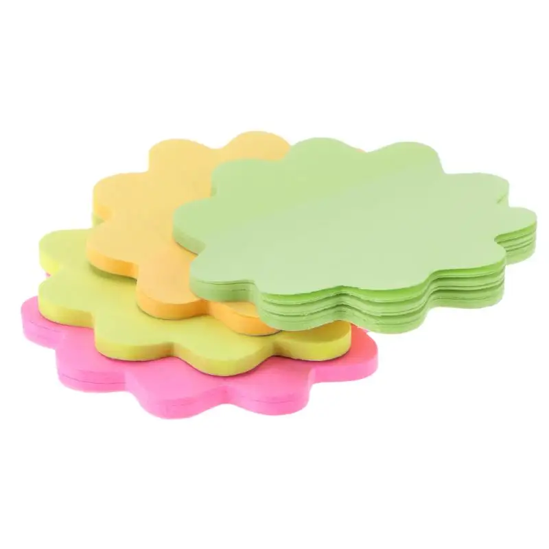 Flower Shape Self-Adhesive Memo Pad Marker Message Sticky Notes Post Sticker Decor Bookmark Office School Stationery Supplies
Flower Shape Self-Adhesive Memo Pad Marker Message Sticky Notes Post Sticker Decor Bookmark Office School Stationery Supplies