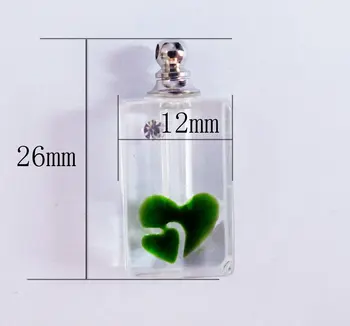 Free shipping!!!100pcs/lot green heart Crystal vial, Fragrance vial pendant , Perfume vial pendants
Free shipping!!!100pcs/lot green heart Crystal vial, Fragrance vial pendant , Perfume vial pendants