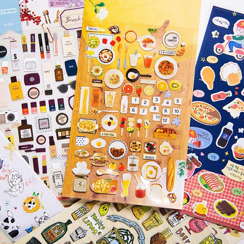 2 pcs Paper+PVC Animal Halloween/Food/Label/Plants/Rabbit Planner Calendar Book Cute Diary Sticker Scrapbook Decoration 9 style
2 pcs Paper+PVC Animal Halloween/Food/Label/Plants/Rabbit Planner Calendar Book Cute Diary Sticker Scrapbook Decoration 9 style