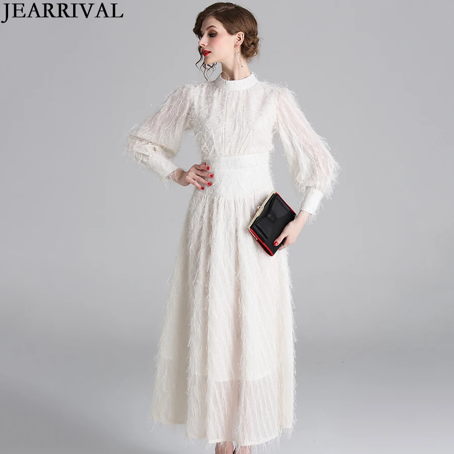 JEARRIVAL Women Tassel White Dress 2019 Spring Long Sleeve Stand Collar Slim A-Line Casual Long Dresses Party Vestido De Festa
JEARRIVAL Women Tassel White Dress 2019 Spring Long Sleeve Stand Collar Slim A-Line Casual Long Dresses Party Vestido De Festa