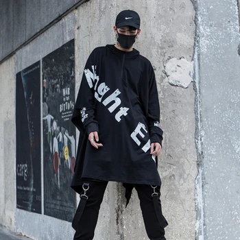 Autumn Hoodies Sweatshirts men loose shawl costume punk literary hip hop stage clothing harajuku printed black long hooded coat
Autumn Hoodies Sweatshirts men loose shawl costume punk literary hip hop stage clothing harajuku printed black long hooded coat