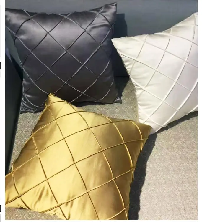 Satin Gold silver luxury pillowcase pillow cushion sofa cushions Car Cushion white
Satin Gold silver luxury pillowcase pillow cushion sofa cushions Car Cushion white