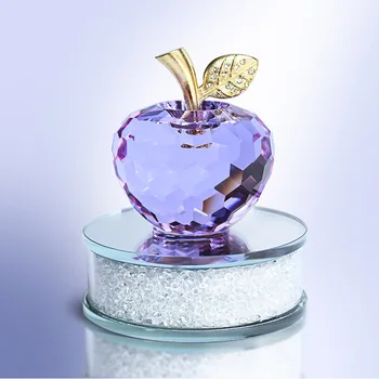 Modern Creative Crystal Apple Ornament Supplies Feng Shui Home Decoration Accessories for Living Room Miniature Figurines
Modern Creative Crystal Apple Ornament Supplies Feng Shui Home Decoration Accessories for Living Room Miniature Figurines
