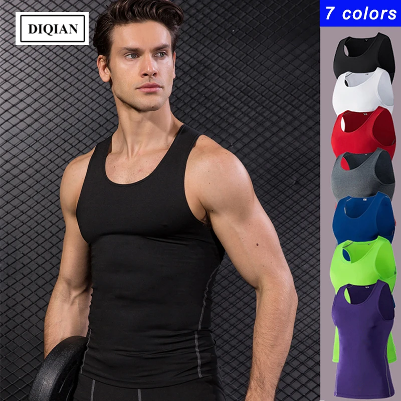 DIQIAN 2018 New Arrival Sleeveless Summer Running Vests For Men 7 Colors Fitness Male Sports Vests Quick-dry Bodybuild Vests 3XL
DIQIAN 2018 New Arrival Sleeveless Summer Running Vests For Men 7 Colors Fitness Male Sports Vests Quick-dry Bodybuild Vests 3XL