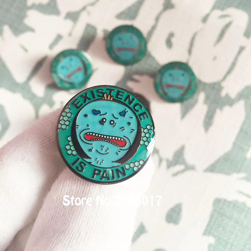 1'' Rick and Morty Enamel Pins Brooch Lovely Meeseek Existence is Pain Ready for Anything Cute Badge Mr. Meeseeks Lapel Pin
1'' Rick and Morty Enamel Pins Brooch Lovely Meeseek Existence is Pain Ready for Anything Cute Badge Mr. Meeseeks Lapel Pin