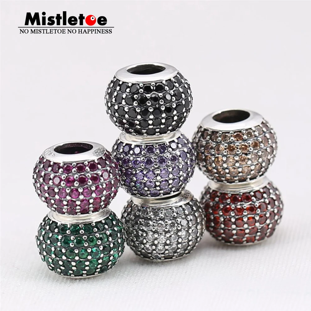 Authentic 925 Sterling Silver Paved Ball Sky Blue Yellow Orange Black Red CZ Charm Bead Fit European Bracelet & Necklace Jewelry
Authentic 925 Sterling Silver Paved Ball Sky Blue Yellow Orange Black Red CZ Charm Bead Fit European Bracelet & Necklace Jewelry