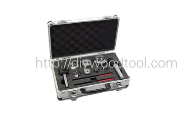 Manufacture Machine Tools Accessory Automatic live center 9 pcs sets drive+live centers with wooden box.
Manufacture Machine Tools Accessory Automatic live center 9 pcs sets drive+live centers with wooden box.