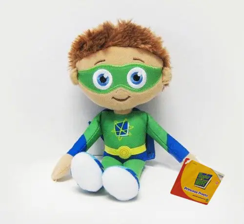 Супер Why Whyatt Wyatt Boy 9 дюймов плюшевый подарок на день рождения|super why plush|birthday presentsuper |