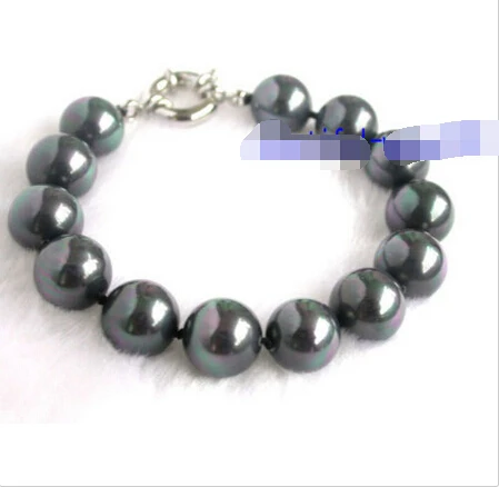 n319 12mm round Tahitian black seashell pearl bracelet Noble style Natural Fine jewe Fast (D) SHIPPING
n319 12mm round Tahitian black seashell pearl bracelet Noble style Natural Fine jewe Fast (D) SHIPPING