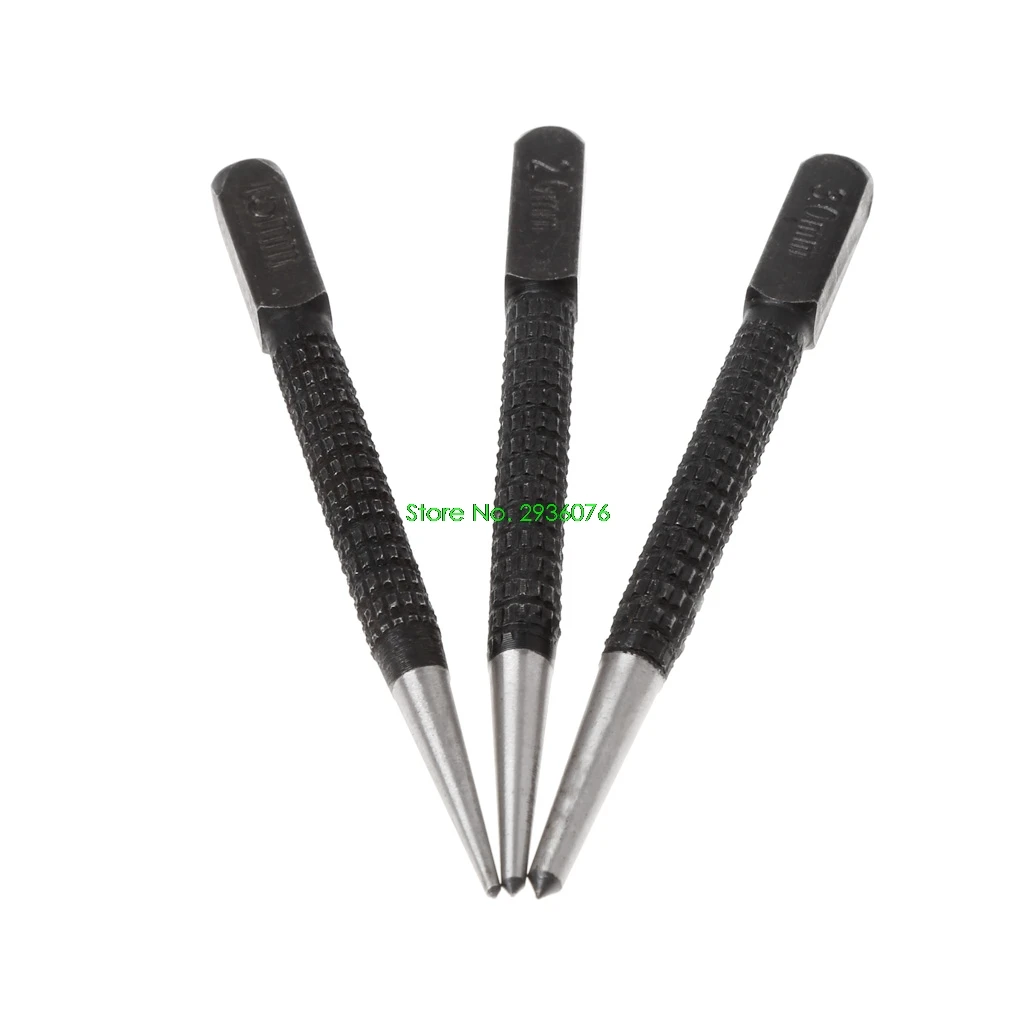 3 Pcs 3/32" Heavy Duty Centre Punch Steel Metal Spring Loaded Marking Hole Tool Drop Ship Support
3 Pcs 3/32" Heavy Duty Centre Punch Steel Metal Spring Loaded Marking Hole Tool Drop Ship Support
