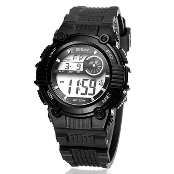 New DIRAY Digital Watch Children Waterproof Sport Watches Silicone Strap Kids Watches LED Watch Hour Baby Gift montre relogio
New DIRAY Digital Watch Children Waterproof Sport Watches Silicone Strap Kids Watches LED Watch Hour Baby Gift montre relogio