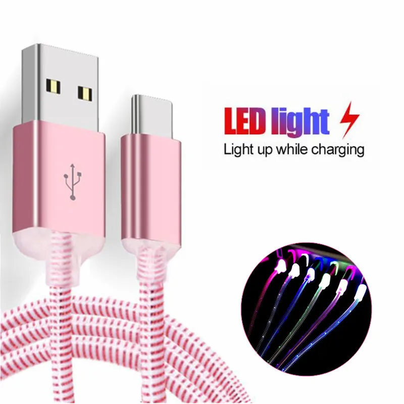Micro USB Cable Glowing LED Light Fast Charger USB Data Cable For iPhone X 7 8 Plus Samsung Android Mobile Phone Charging Cord
Micro USB Cable Glowing LED Light Fast Charger USB Data Cable For iPhone X 7 8 Plus Samsung Android Mobile Phone Charging Cord