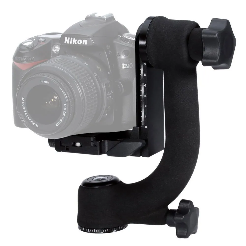Mcoplus Professional Heavy Duty Metal Gimbal 360 Tripod Head Ball with Arca-Swiss Standard Quick Release Plate for DSLR Camera
Mcoplus Professional Heavy Duty Metal Gimbal 360 Tripod Head Ball with Arca-Swiss Standard Quick Release Plate for DSLR Camera