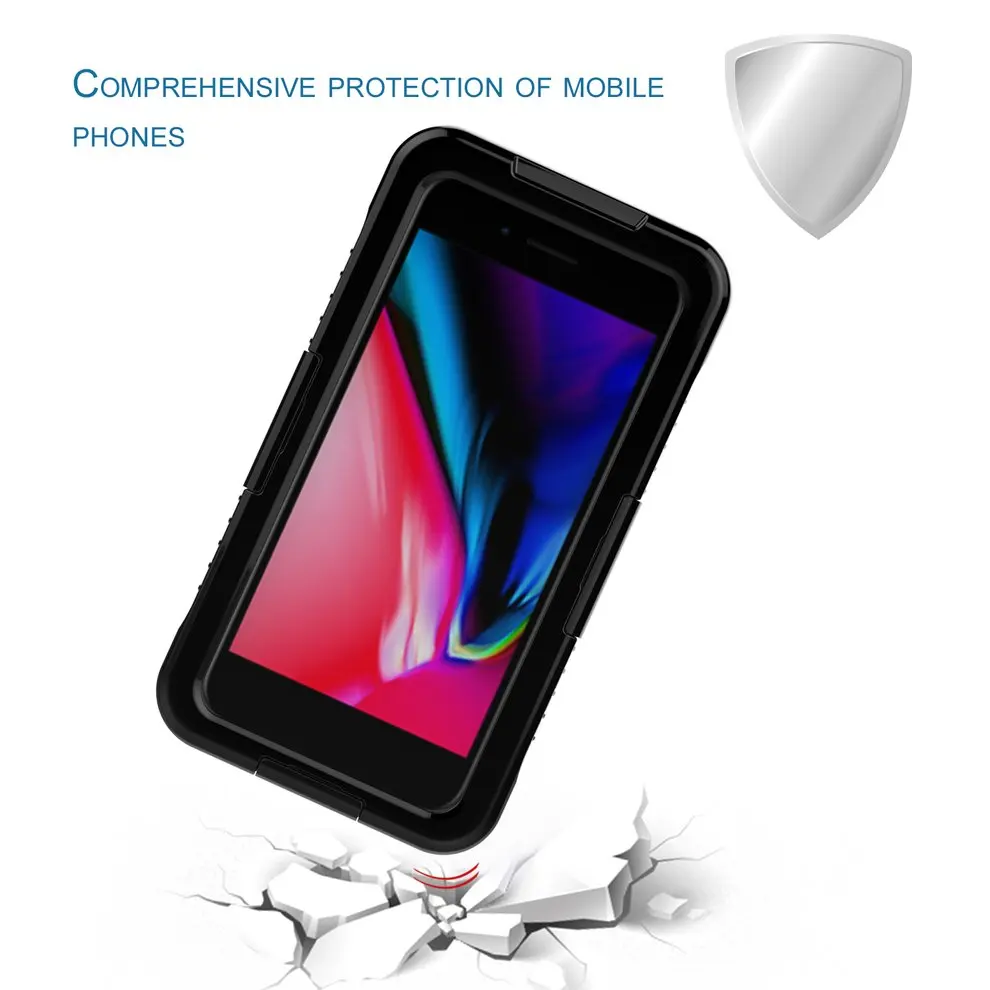Lightweight Full Protective Case Shockproof Soft Silicone Black Waterproof Smartphone Case Cover Suitable for iPhone 6/6s Plus
Lightweight Full Protective Case Shockproof Soft Silicone Black Waterproof Smartphone Case Cover Suitable for iPhone 6/6s Plus