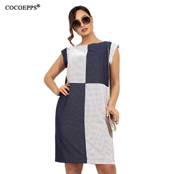 5XL 6XL Plus Size 2020 Summer Casual Dress Women Polka Dot Print Sleeveless Dress Lady Patchwork Large Big Size 4XL Loose Dress
5XL 6XL Plus Size 2020 Summer Casual Dress Women Polka Dot Print Sleeveless Dress Lady Patchwork Large Big Size 4XL Loose Dress