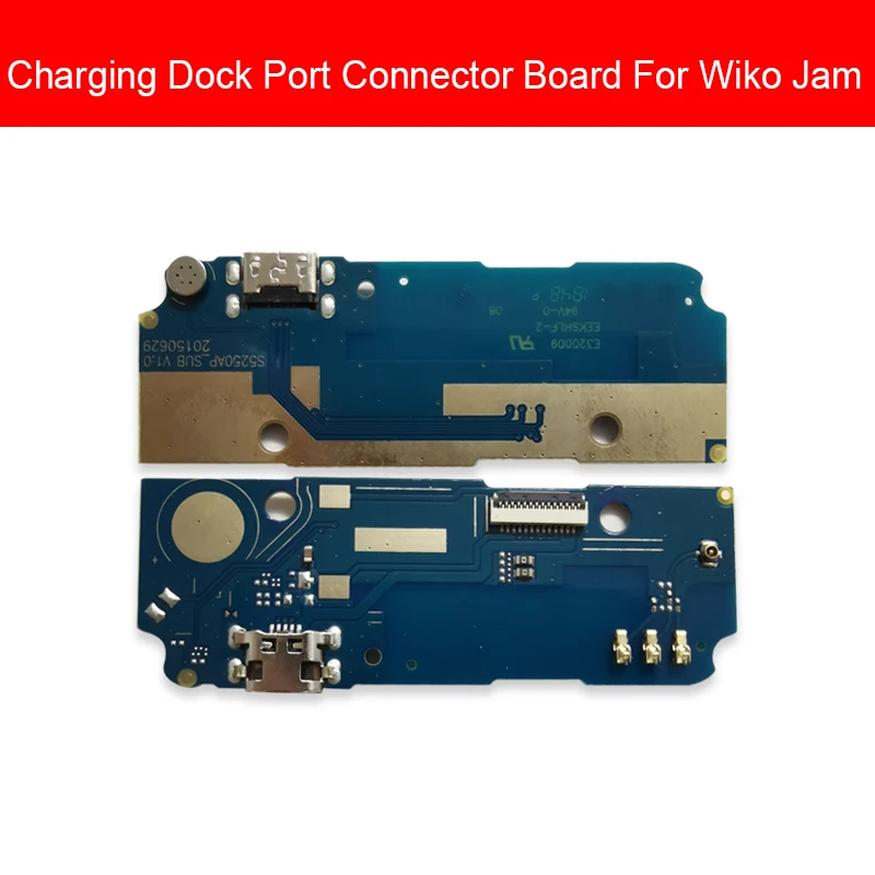 Микрофон и USB зарядка Джек док-плата для Wiko JAM зарядное устройство порт разъем