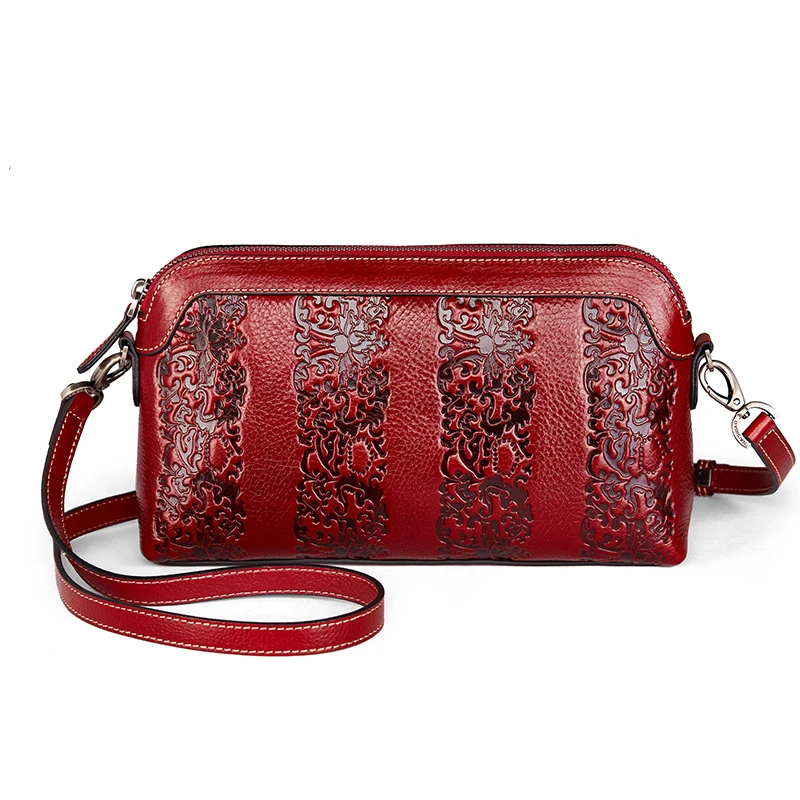 High Quality Women Single Shoulder Bag Chinese Style Retro Cowhide 100% Genuine Embossed Leather Sling Messenger Crossbody Bags
High Quality Women Single Shoulder Bag Chinese Style Retro Cowhide 100% Genuine Embossed Leather Sling Messenger Crossbody Bags