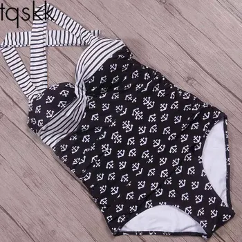 TQSKK 2019 New Halter Top Women Printed Swimwear Plus Size One Piece Swimsuit Female Retro Bathing Suits Beach Wear Monokini
TQSKK 2019 New Halter Top Women Printed Swimwear Plus Size One Piece Swimsuit Female Retro Bathing Suits Beach Wear Monokini