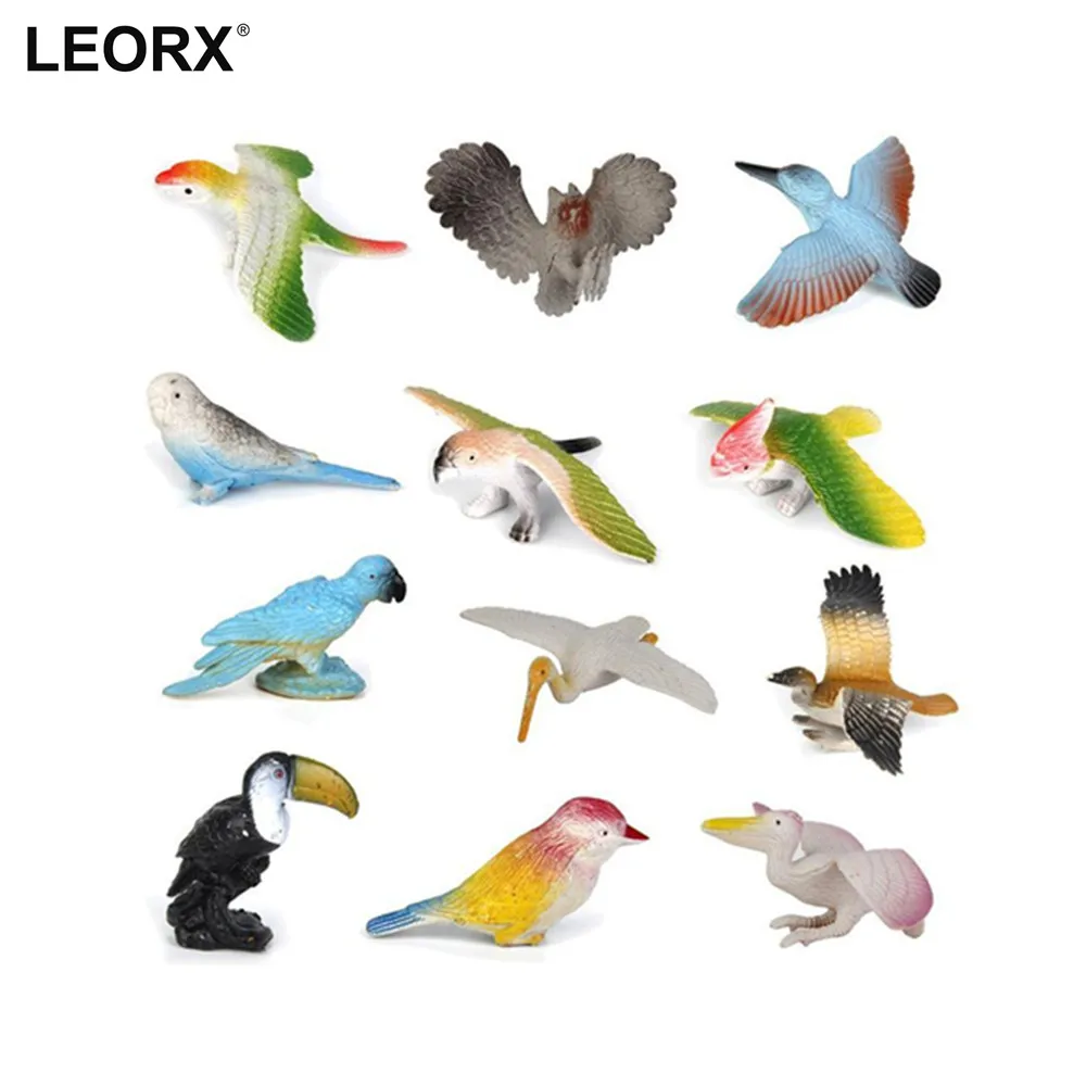 12pcs Different Kinds Birds Toy Set Plastic birds Play Toys Bird Model Action & Figures Best Gift for kids Developmental Toy
12pcs Different Kinds Birds Toy Set Plastic birds Play Toys Bird Model Action & Figures Best Gift for kids Developmental Toy