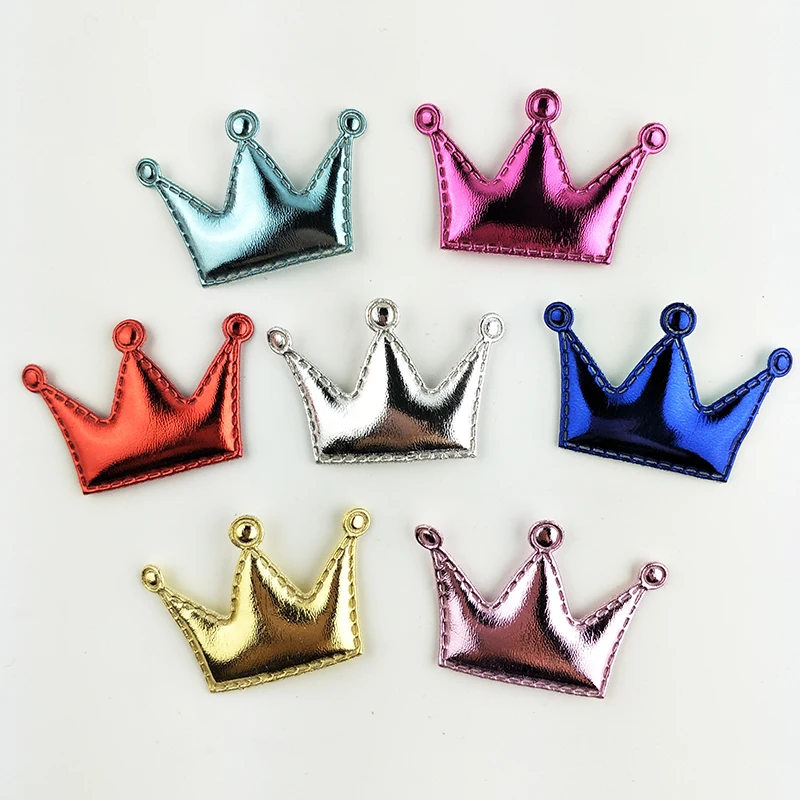 4.5x3CM 50pcs Kawaii Padded PU Crown Appliques For Clothes Sewing Supplies DIY Craft Decoration
4.5x3CM 50pcs Kawaii Padded PU Crown Appliques For Clothes Sewing Supplies DIY Craft Decoration